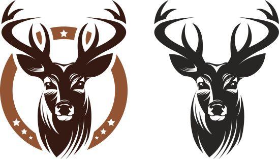 Deer Face Logo - Deer head Logos
