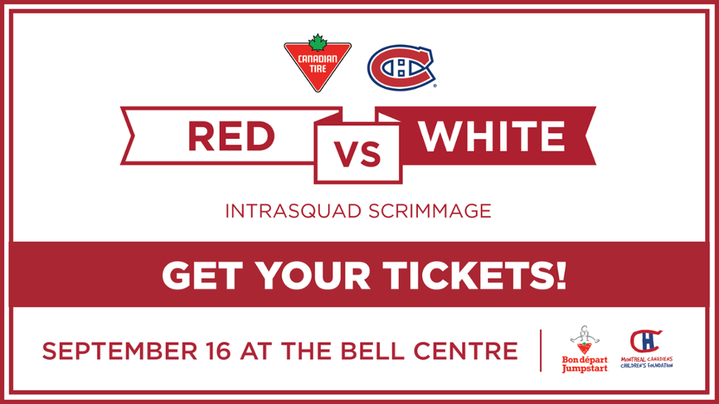 Red White and vs Logo - More than 000 tickets sold for Canadian Tire Red vs. White Scrimmage