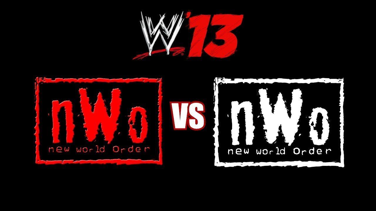Red White and vs Logo - WWE 13 Wars: nWo vs nWo Wolfpac Style! 6 Man Tag