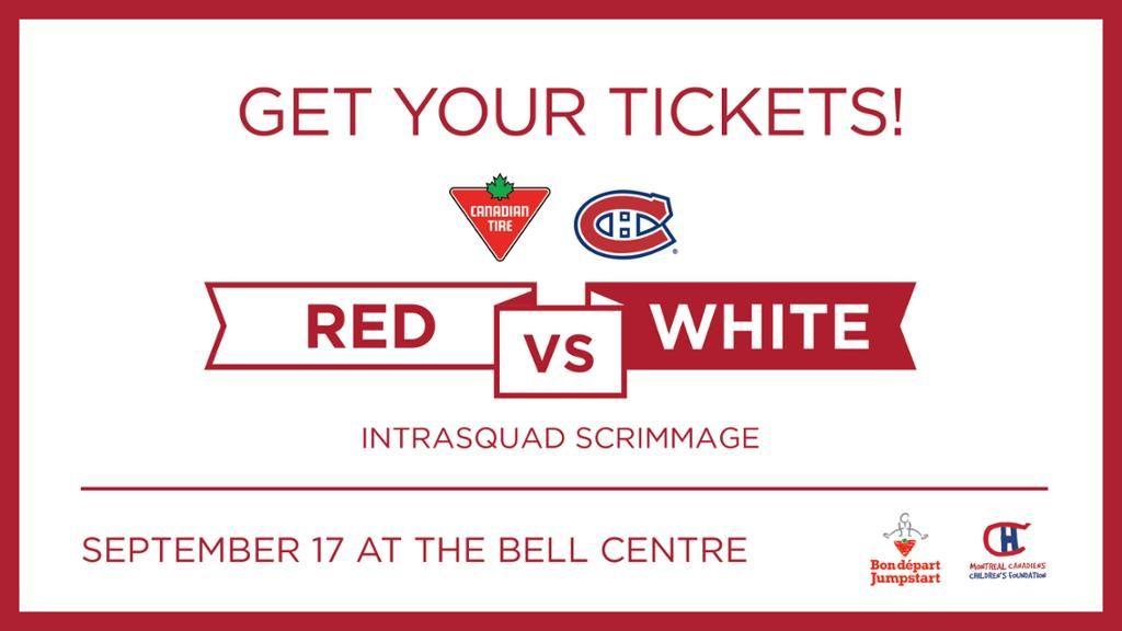 Red White and vs Logo - Fans invited to attend Canadian Tire Red vs. White Intrasquad Scrimmage