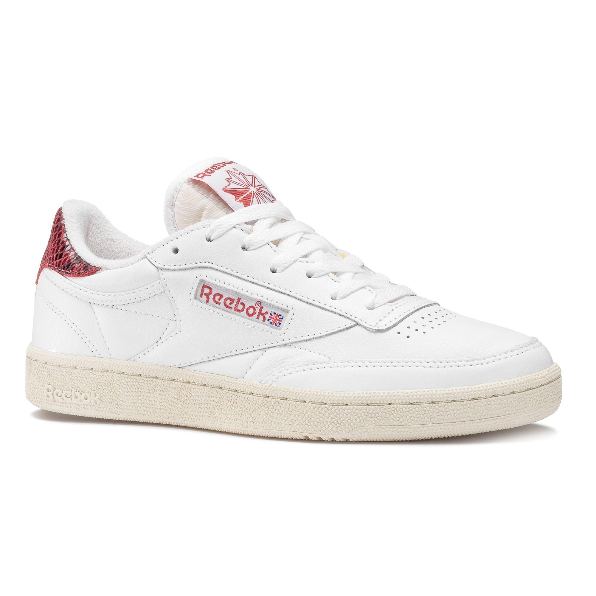 Red White and vs Logo - Cheap Reebok Club C 85 Vs Classic Shoes Sneakers White Red