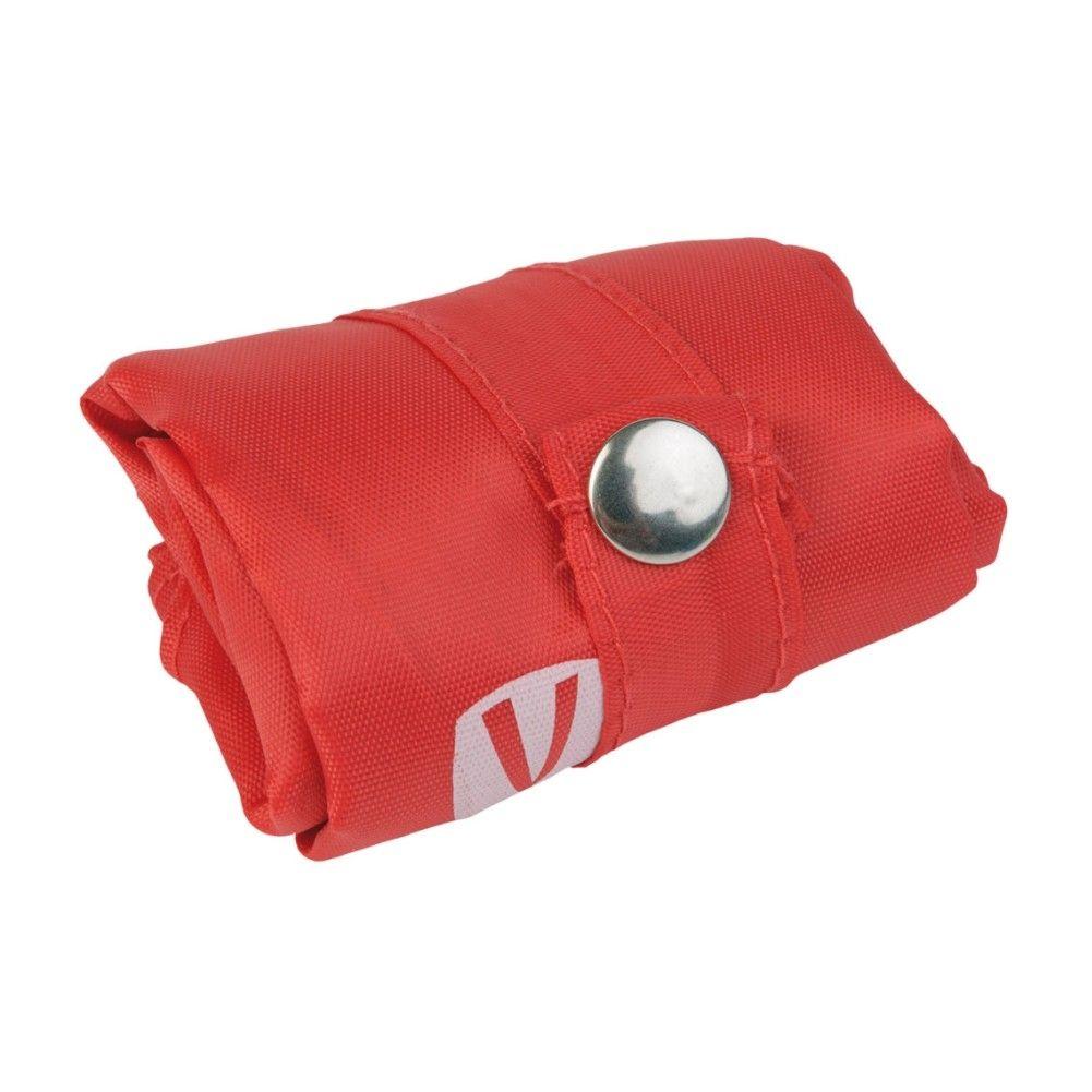 Red White and vs Logo - VS BATNA, foldable shopping bag, 100% polyester, RED colour, 38x38cm