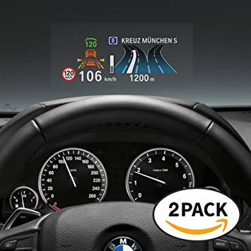 Road with White with Red Shield Car Logo - Amazon.com: RED SHIELD Universal Head Up Display HUD Reflective ...