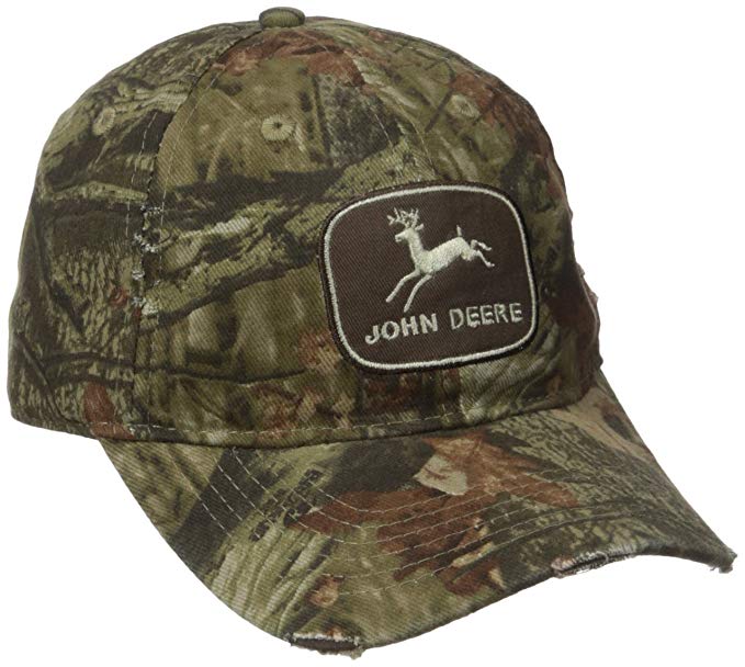 John Deere Camo Logo - John Deere Embroidered Logo Baseball Hat Size's