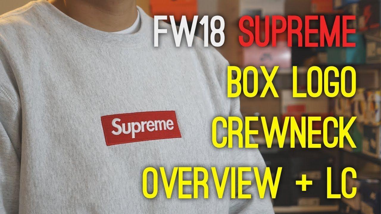 Supreme Rattlesnake Box Logo - Supreme F/W18 Box Logo Crewneck Overview + Legit Check Guide + On ...