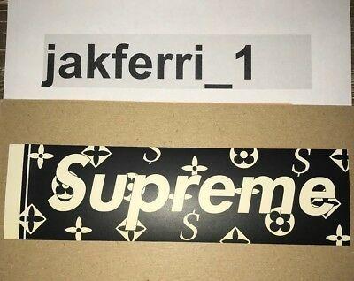 Supreme Rattlesnake Box Logo - SUPREME NEW YORK Louis Vuitton box logo sticker Monogram - $15.00