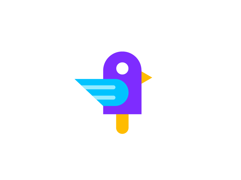 Ice Bird Logo - Ice cream / bird / logo design by Deividas Bielskis | Dribbble ...