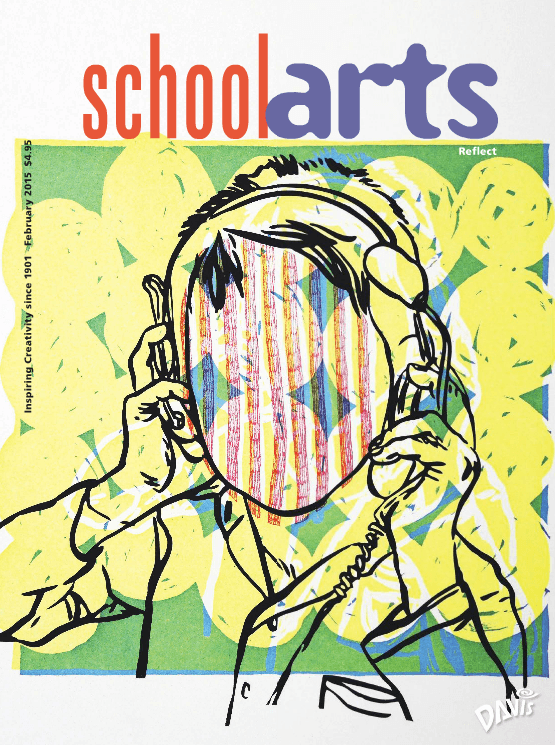 School Arts Magazine Logo - SchoolArts Magazine, February 2015. Reflect, art education magazine