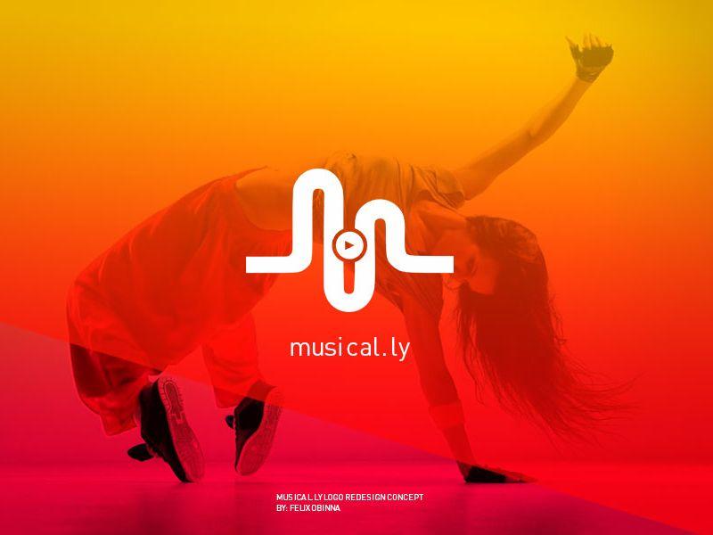 Music.ly Logo - Musical.ly Logo Redesign Concept by Felix Obinna | Dribbble | Dribbble