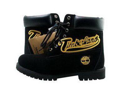 Timberland Boots Logo - With Foremost Timberland Boots Yellow 6 For Black Men Inch Logo IwpqS1f