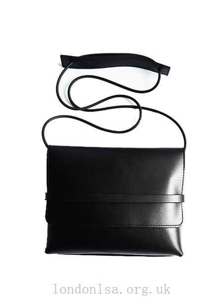 Split Black Rectangle Logo - Abbott Vintage Black Rectangle Solid Split Leather Casual Tuck In