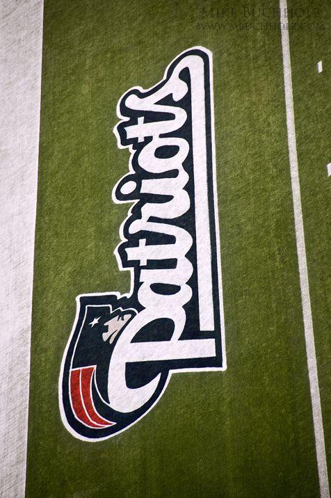 Patriots End Zone Logo - New England Patriots; Gillette Stadium, Foxborough, MA. Beautiful