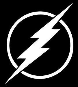 White Flash Logo - The Flash Decal DC comics vinyl sticker die cut logo theflash ...