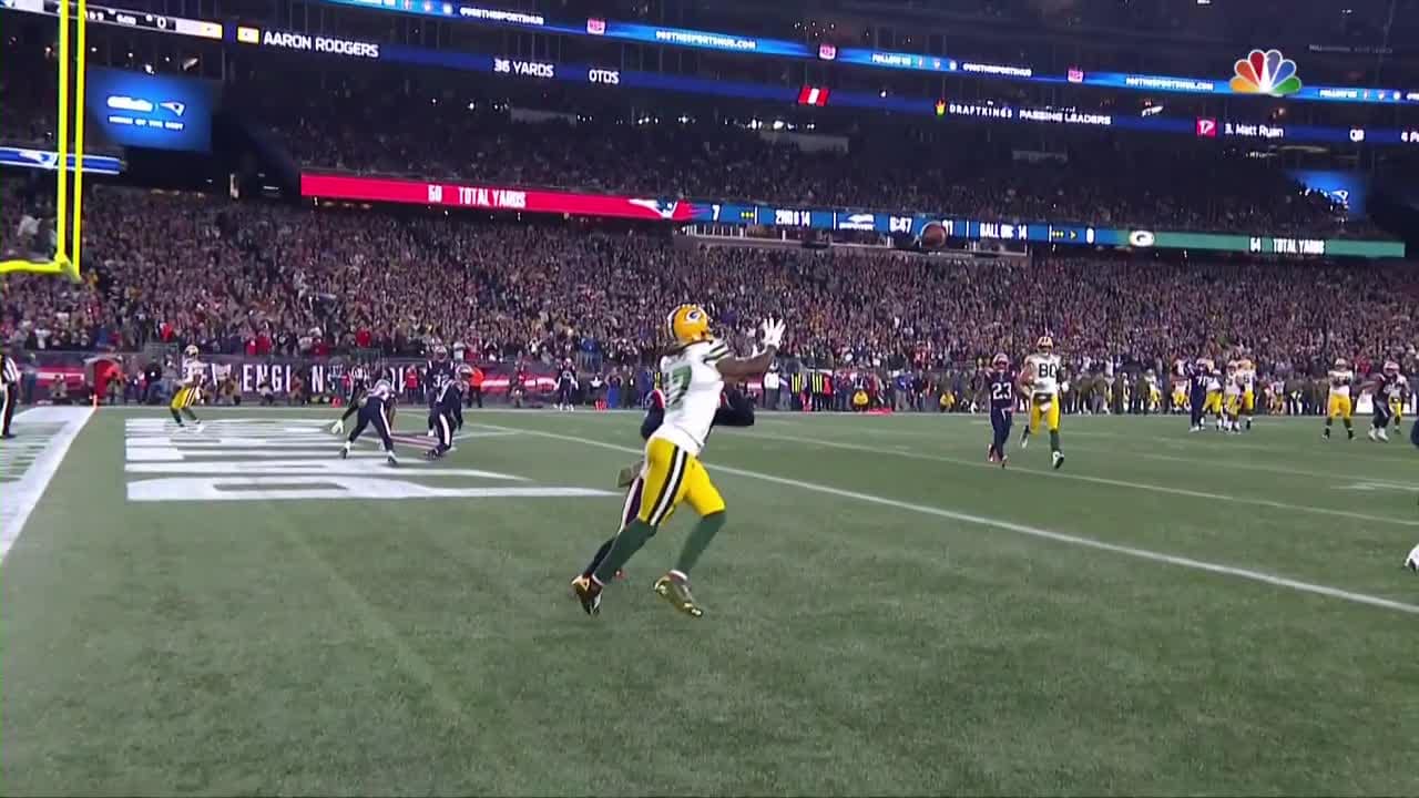 Patriots End Zone Logo - Gilmore breaks up pass to Adams in the end zone
