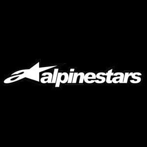 Alpinestars Logo - Alpinestars Logo (Star) Iron On Motorcycle Numbers
