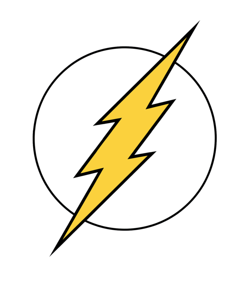 White Flash Logo - Flash Black And White Logo Png Image