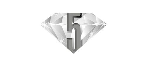 5 Diamonds Logo - 30 Elegant Designs of Diamond Logo | Naldz Graphics