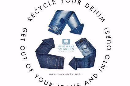 Blue Jean Recycle Logo - Guess launches denim recycling programme | Apparel Industry News ...