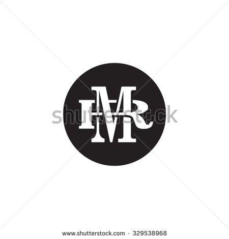 Circle White R Logo - letter R and M monogram circle logo | For Projects 3 | Pinterest ...