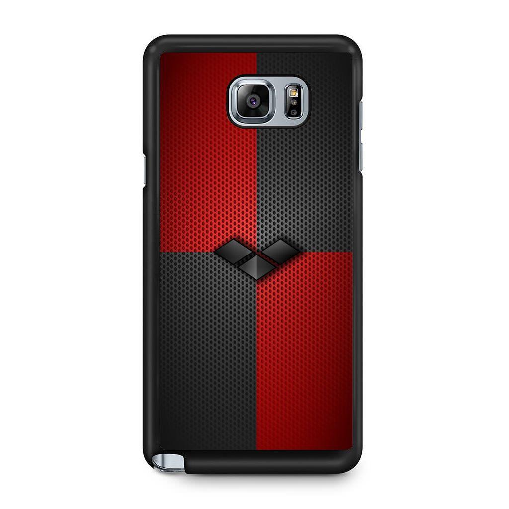 5 Diamonds Logo - Harley Quinn Black Diamonds Logo Samsung Galaxy Note 5 Case