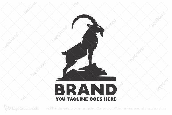 Cool Goat Logo - Logo for sale: Goat Logo | Graphic Design | Logos, Animal logo, Goat ...