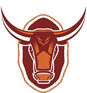 Cool Goat Logo - Amazon.com: Cool Maroon Orange Bull Cartoon Logo Icon Vinyl Decal ...