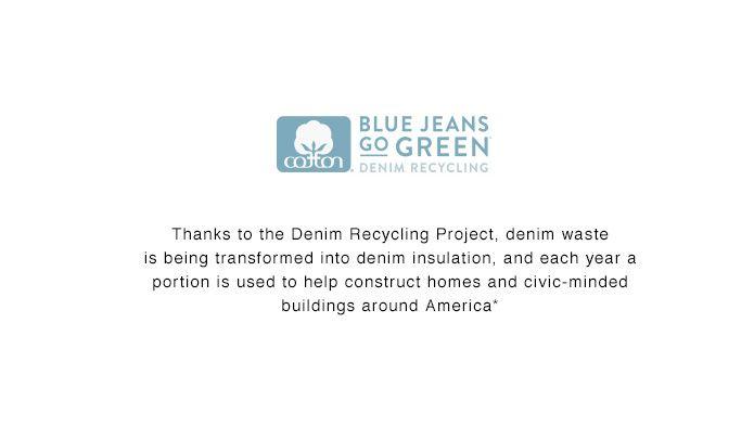 Blue Jean Recycle Logo - The denim recycling project | Rag & Bone