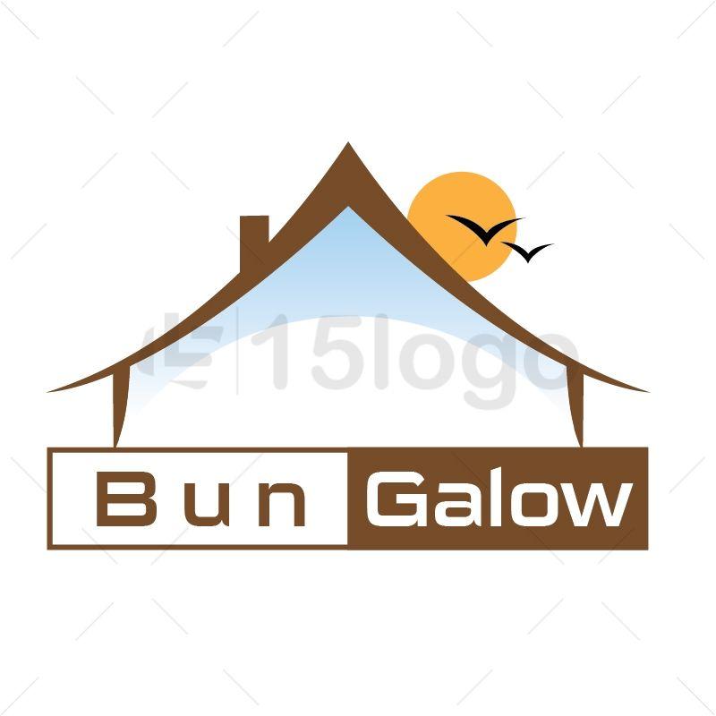 Resort Logo - Bungalow resort logo template | 15 Logo