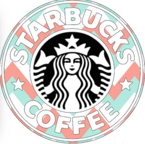 Large Starbucks Logo - Starbucks logo| chevron;mint green white and coral