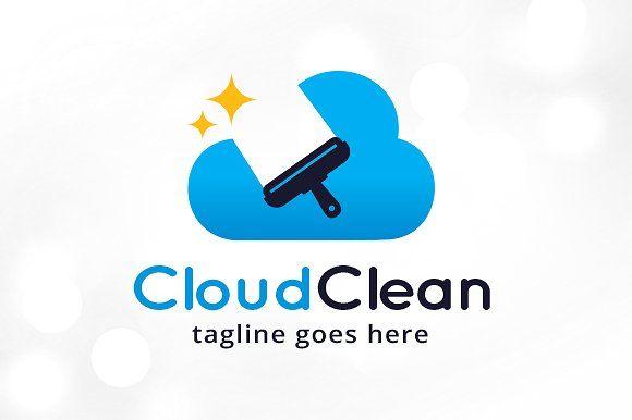 Clean Logo - Cloud Clean Logo Template ~ Logo Templates ~ Creative Market