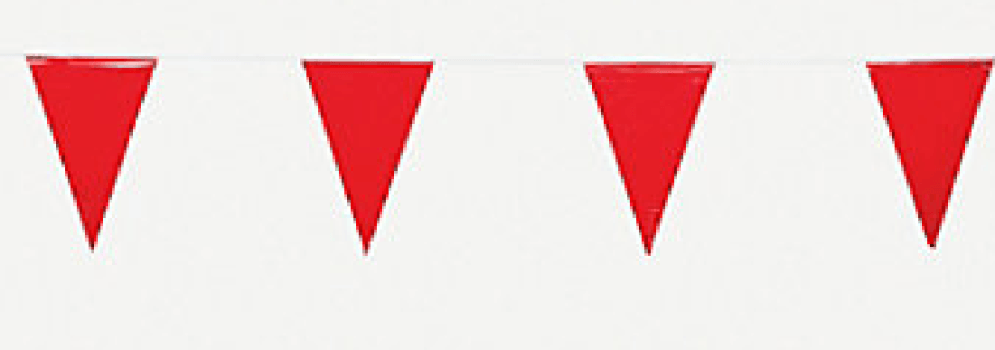 Red Triangle Flag Logo - pennant flags,plastic carnival banner,party pennants,outdoor flag ...