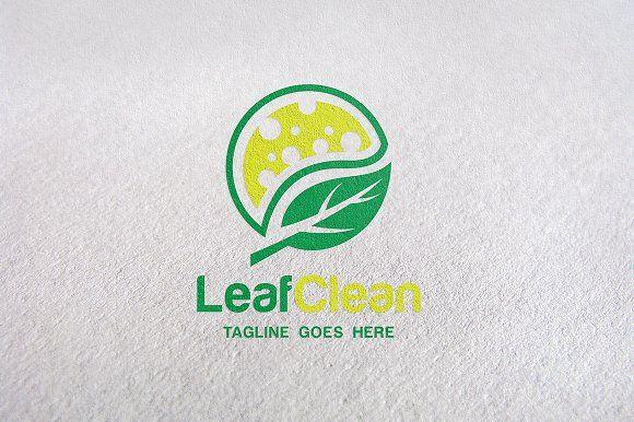 Clean Logo - Leaf / Green / Natural / Clean Logo Logo Templates Creative Market