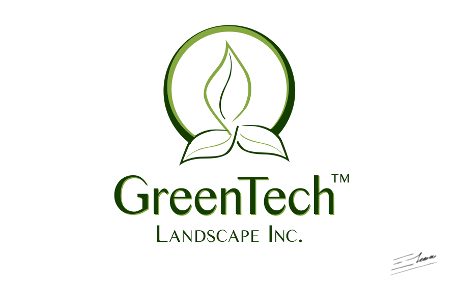 Green Tech Logo - Green Tech Landscape logo ideas corporate logo design