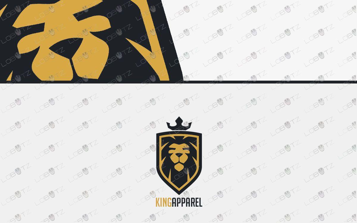 Lion Crown Logo - Majestic Lion Crest Logo | Royal Lion Crown Logo For Sale - Lobotz