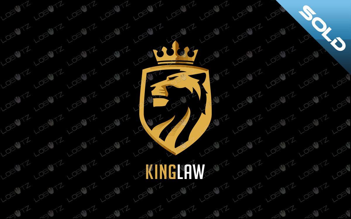 Lion Crown Logo - Majestic Lion Crest Logo. Royal Lion Crown Logo