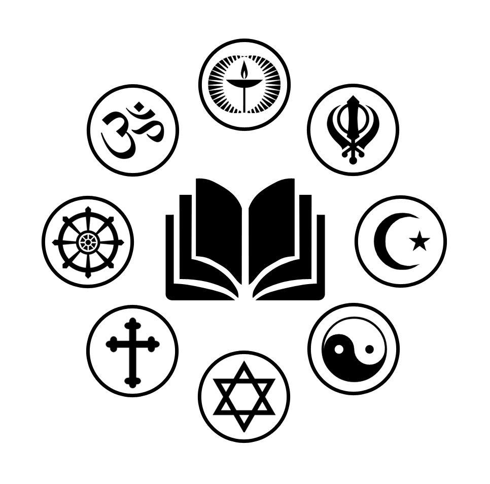 Религиоведение. Эмблемы религий. Символ духовности. Религиоведение символы.