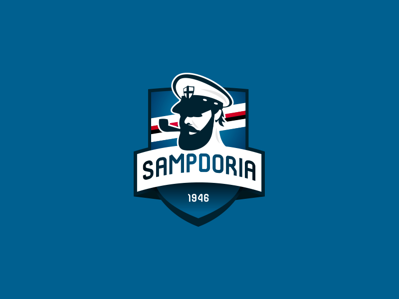 Sampdoria Logo - Sampdoria by Valerio Labaro | Dribbble | Dribbble