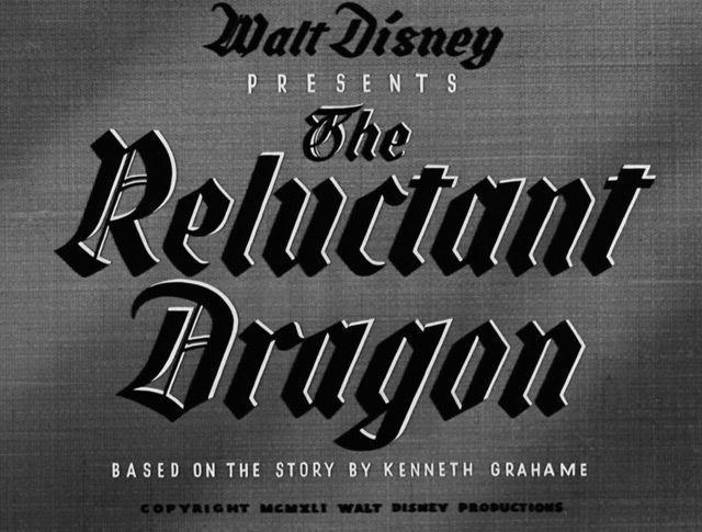 1941 Walt Disney Presents Logo - The Reluctant Dragon (1941) Disney