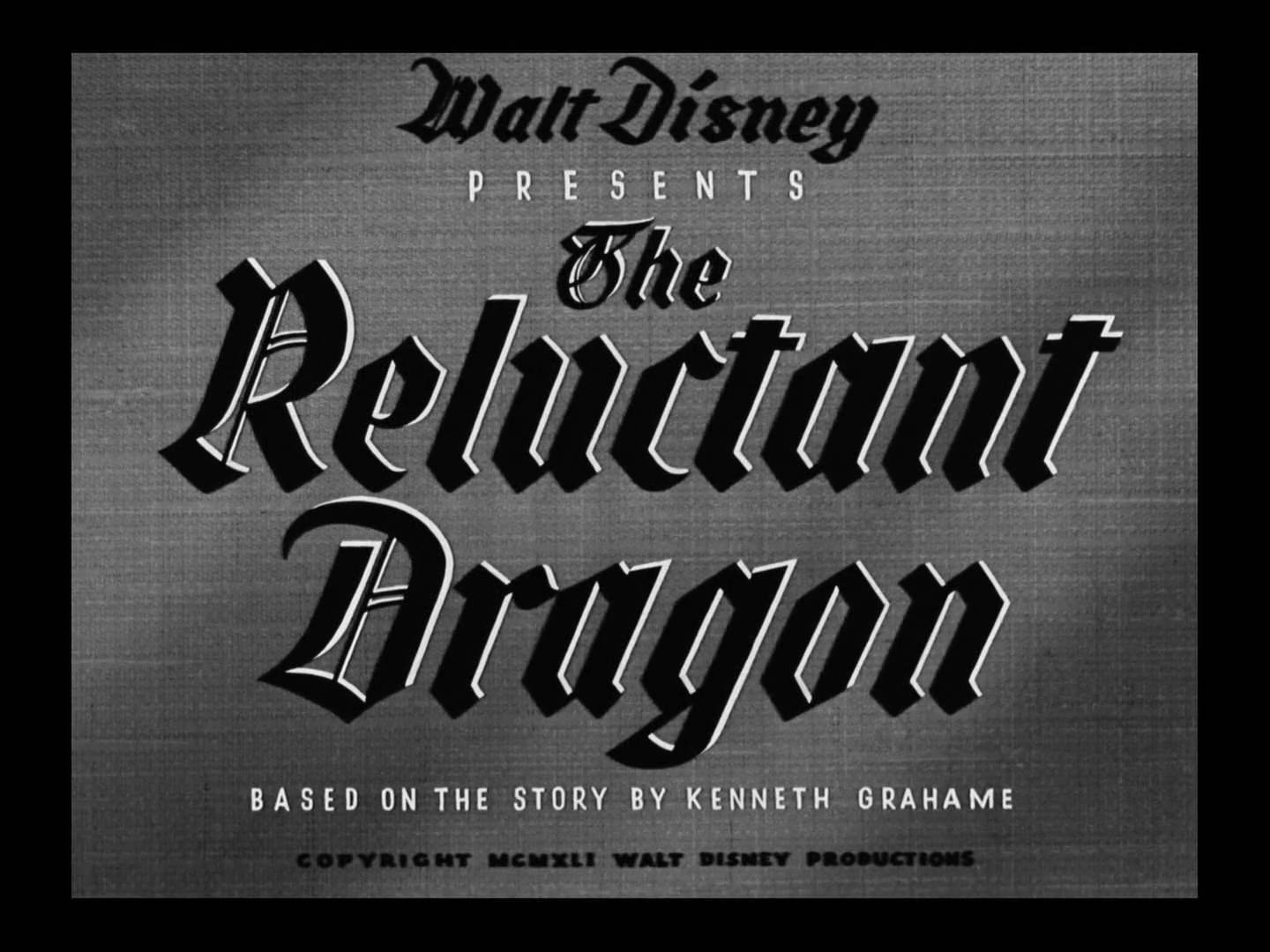 1941 Walt Disney Presents Logo - Reluctant Dragon Disneyscreencaps.com. Logopedia
