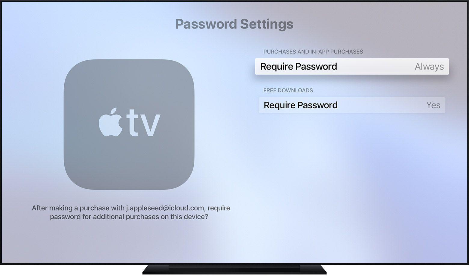 Apple Settings Logo - Manage your iTunes Store and App Store password preferences - Apple ...