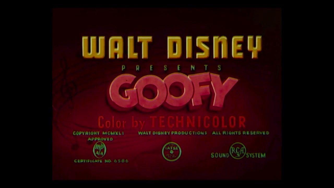 1941 Walt Disney Presents Logo - Goofy