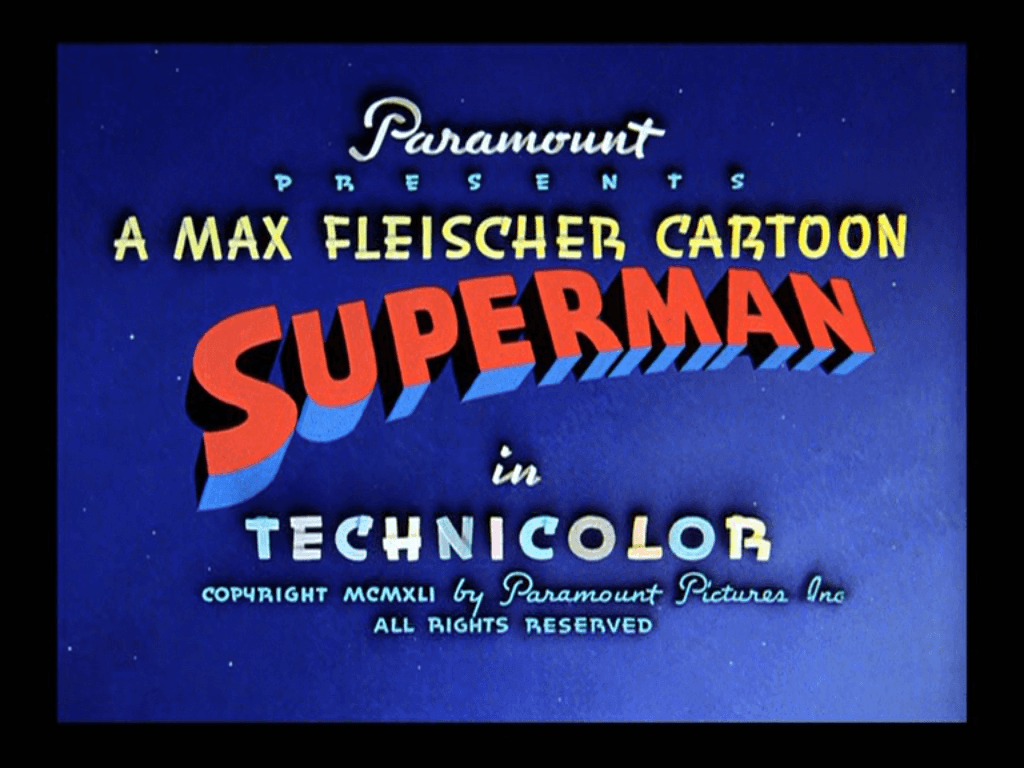 1941 Walt Disney Presents Logo - Superman (1940s cartoons)