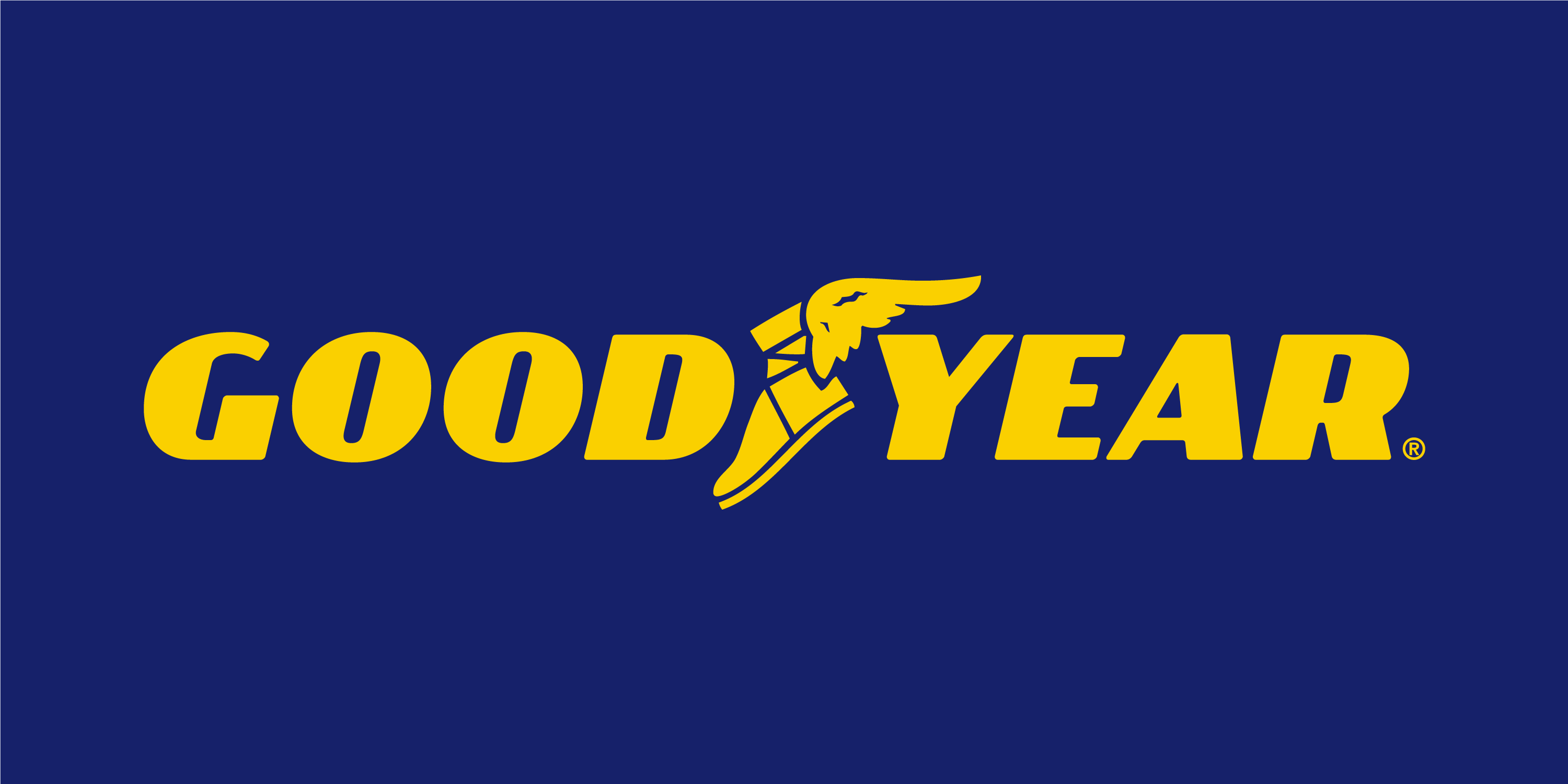 Blue and Yellow Sign Logo - Goodyear Logo Media Gallery
