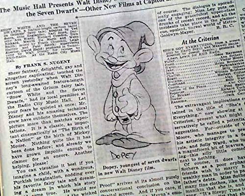 1941 Walt Disney Presents Logo - Amazon.com: SNOW WHITE Walt Disney Opening Day REVIEW w/Dopey ...