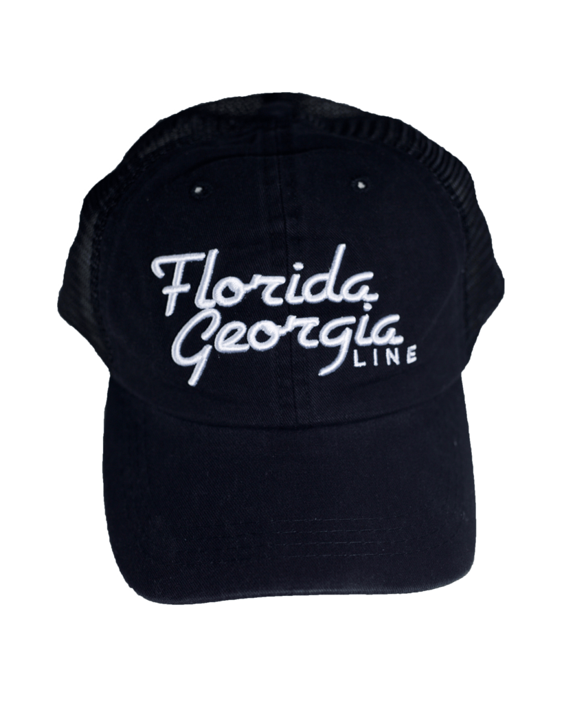 Florida Georgia Line Logo - 2018 Black Florida Georgia Line Mesh Hat
