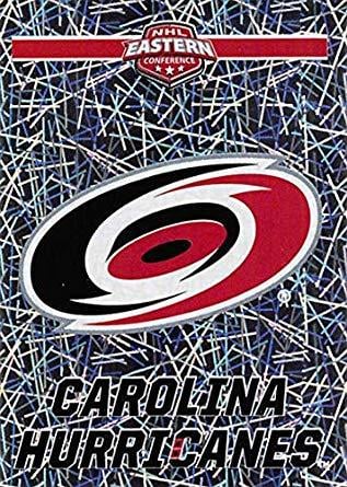 Carolina Hurricanes Logo - Amazon.com: 2018-19 Panini NHL Stickers Hockey #43 Carolina ...