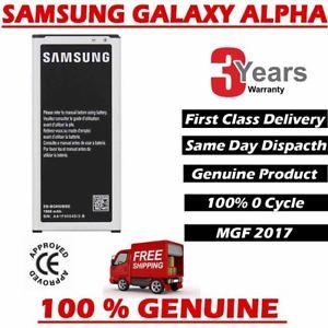 Alpha Battery Logo - New 100% Genuine Original Samsung Battery for Samsung Galaxy Alpha ...