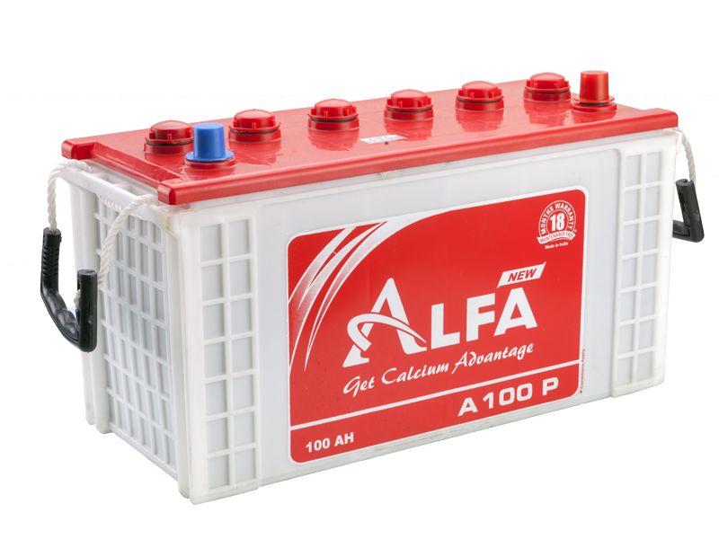 Alpha Battery Logo - Automobiles Batteries. Anbat Energy Pvt. Ltd. Jaysingpur, India