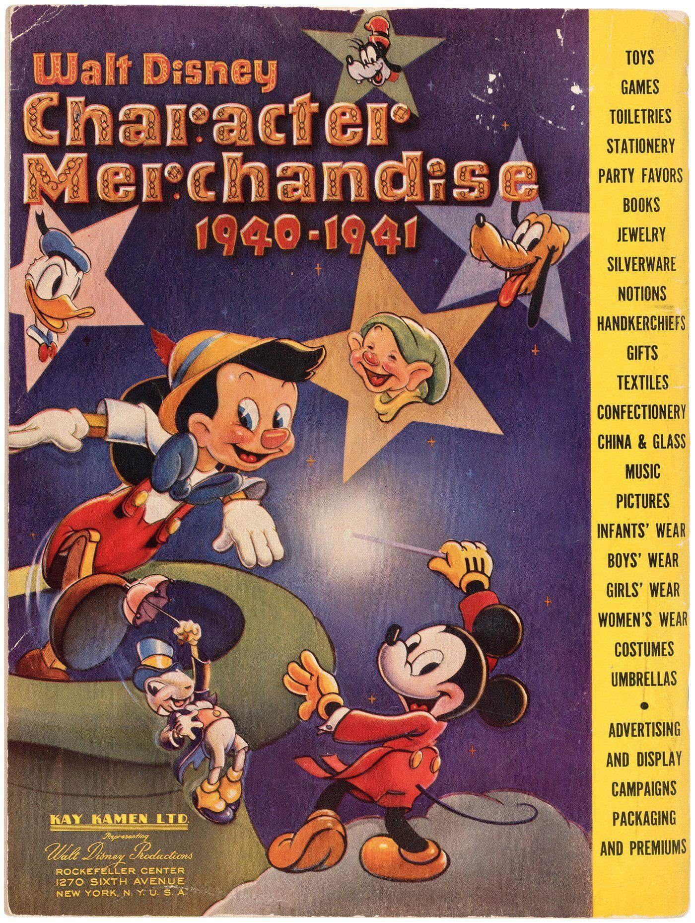 1941 Walt Disney Presents Logo - Hake's DISNEY CHARACTER MERCHANDISE 1940 1941 EXCEPTIONAL