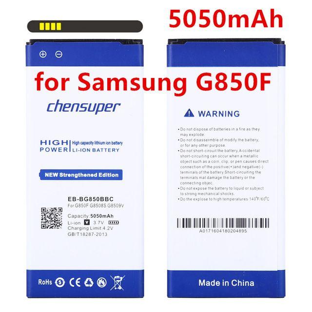 Alpha Battery Logo - 100% Original chensuper EB BG850BBE Battery For Samsung Galaxy Alpha ...
